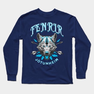 Fenrir Vikings Wolf Long Sleeve T-Shirt